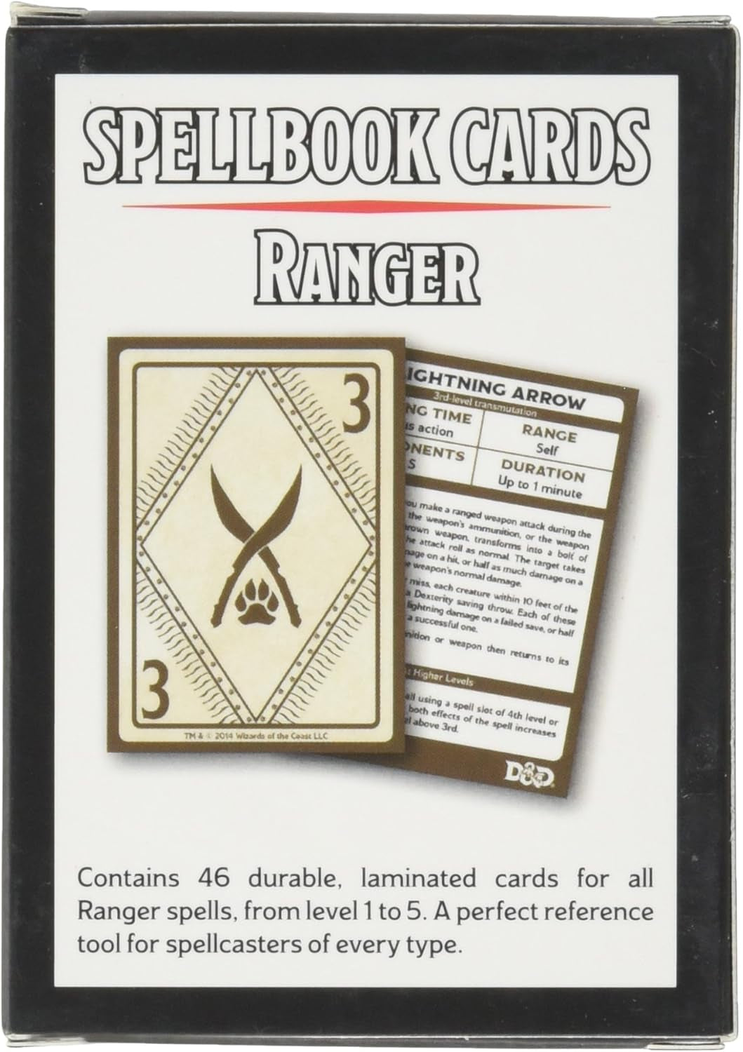 Dungeons & Dragons: Spell Book Cards: Ranger Deck Card Game (8 Players)