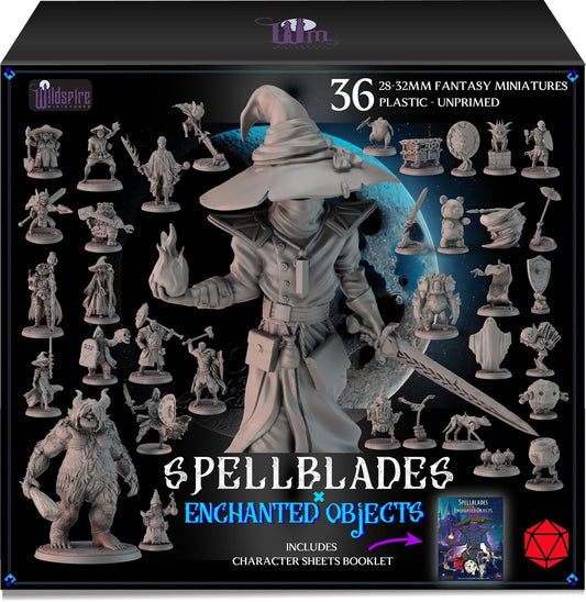 Spellblades & Enchanted Objects for DND Miniatures 28Mm-32Mm Characters, NPC ...