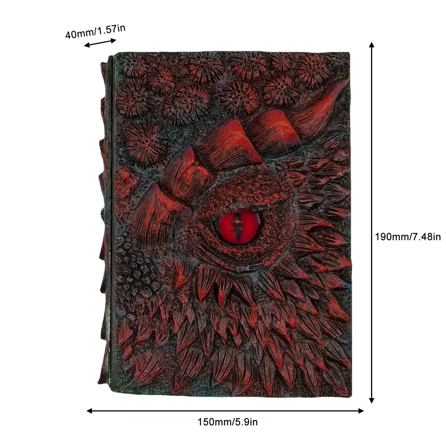 3D Dragons Journal Writing DND Notebook Refillable Notebook for Dungeons and Dragons Accessories/D&D DM Master Gifts